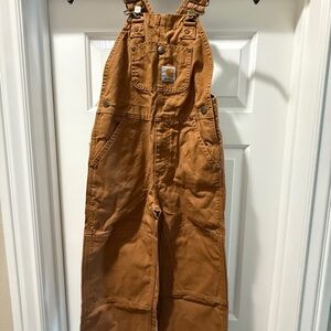 Kids Carhartt Brown Overalls